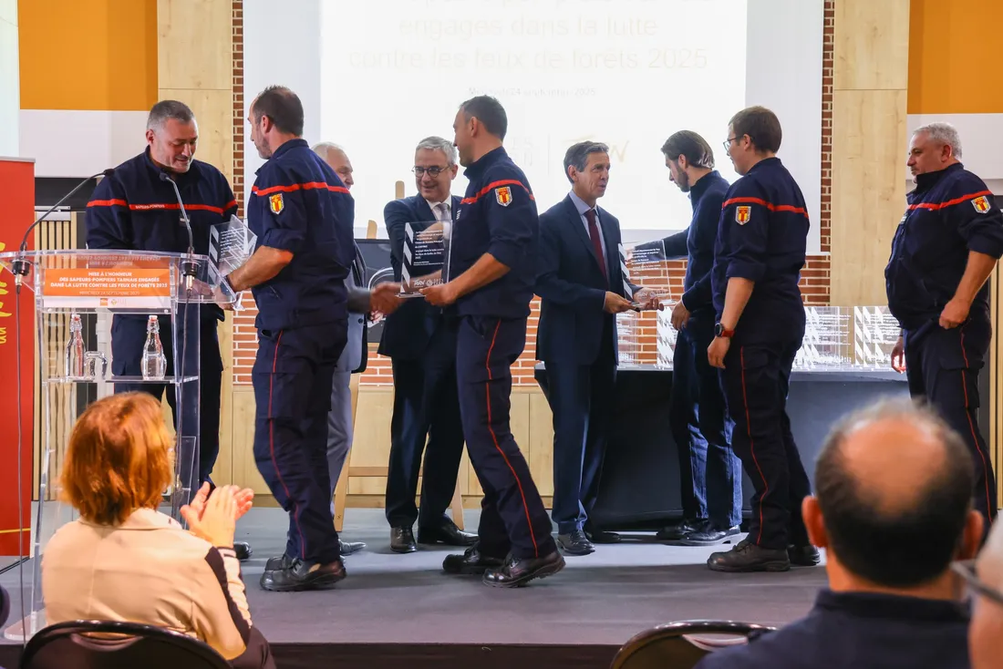 Hommage pompiers