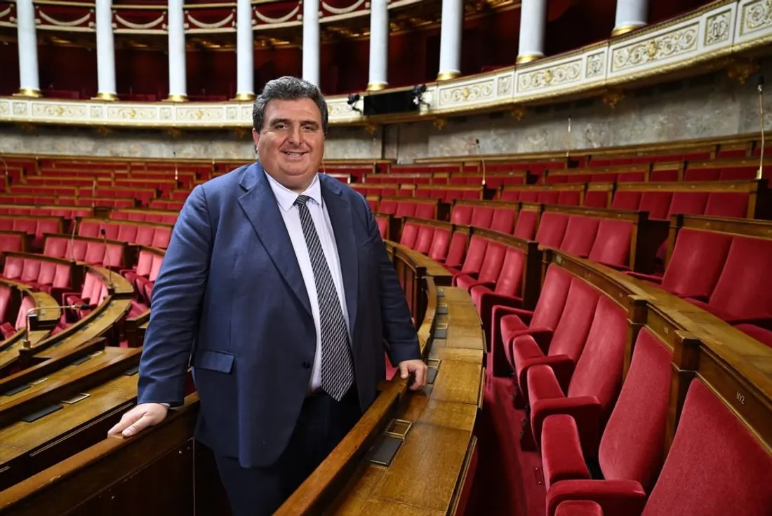 Le député du Gers David Taupiac à l'Assemblée nationale.