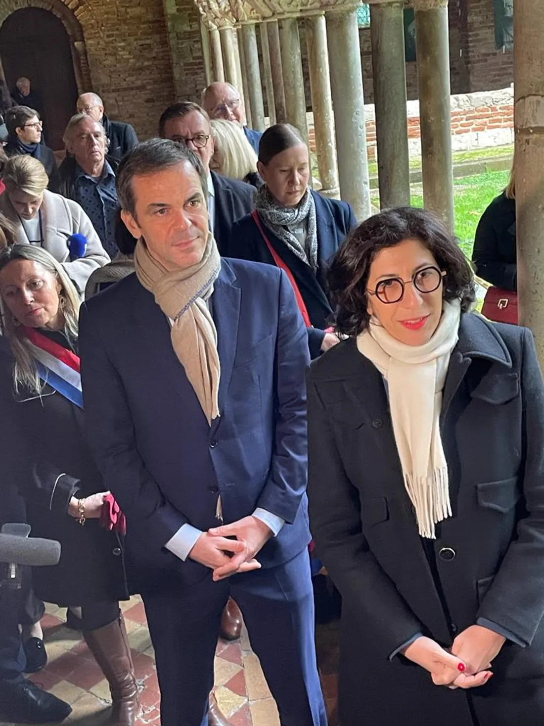 Olivier Véran et Rima Abdul Malak en déplacement à Moissac