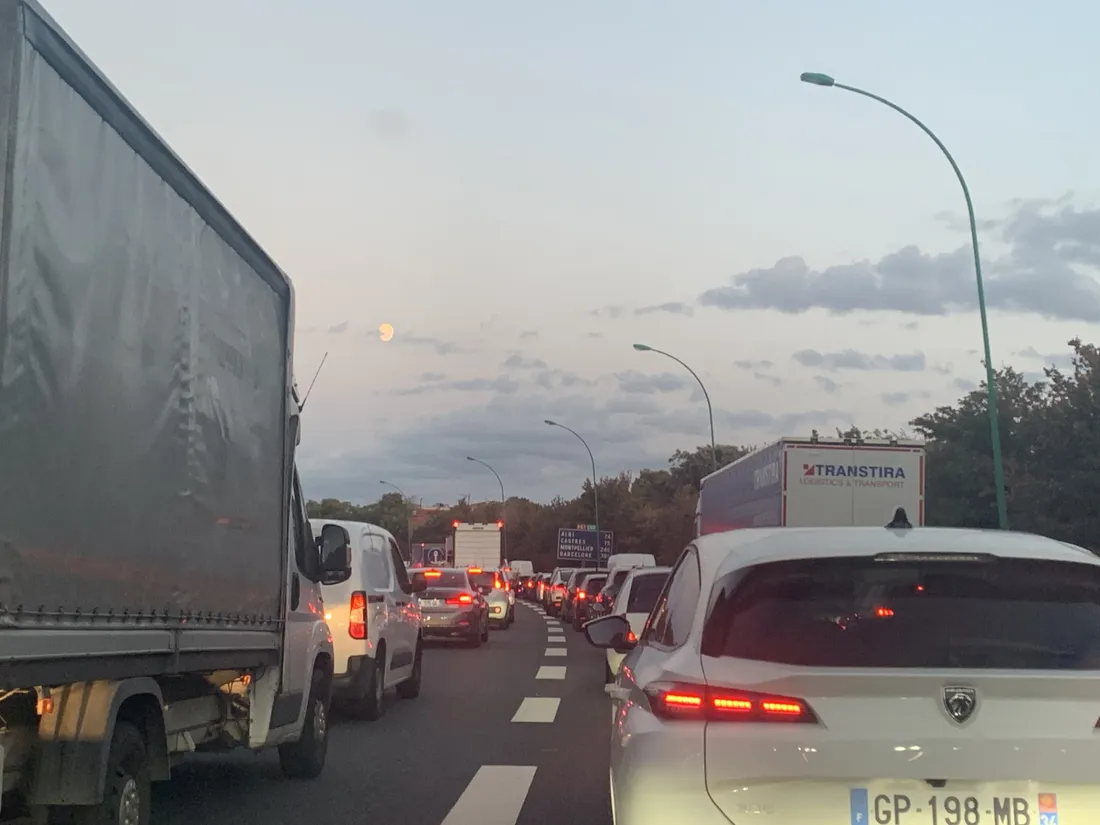 La galère lundi soir sur le périphérique