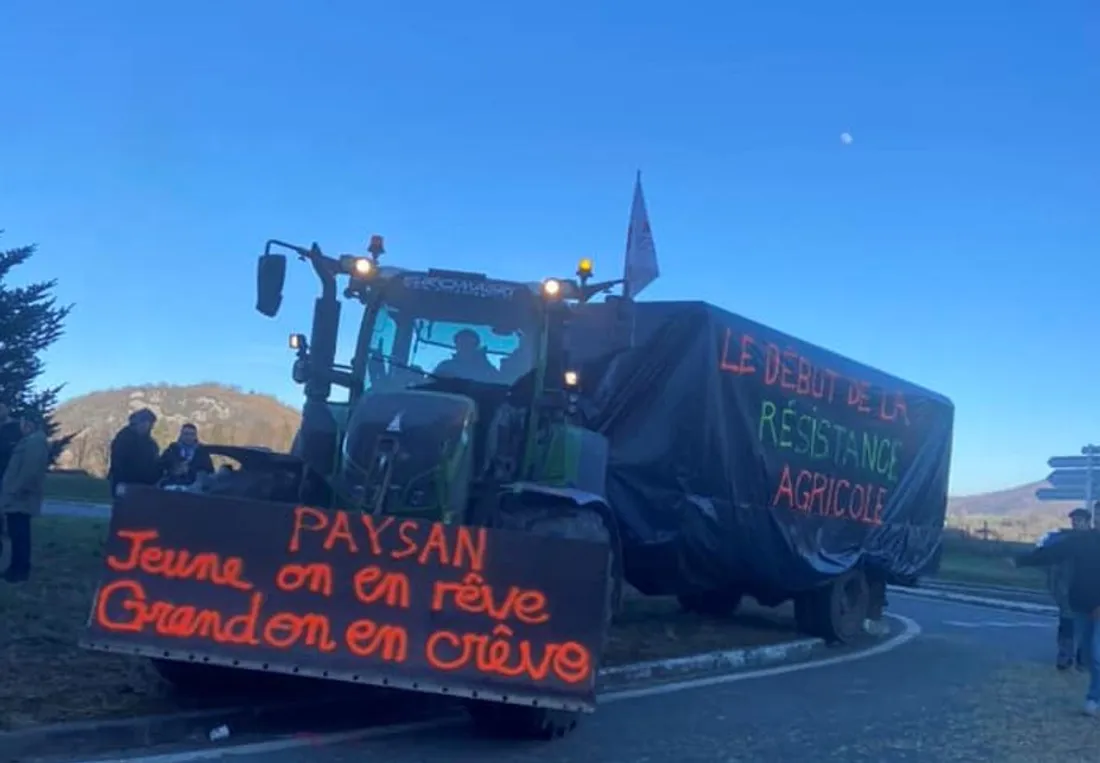 Manifestation des agriculteurs en Bigorre
