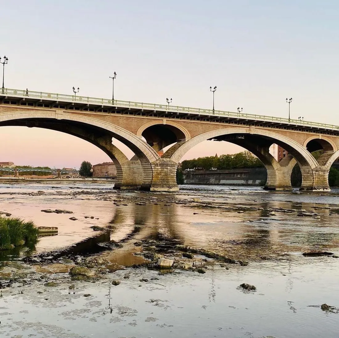 La Garonne au plus bas à l'été 2022
