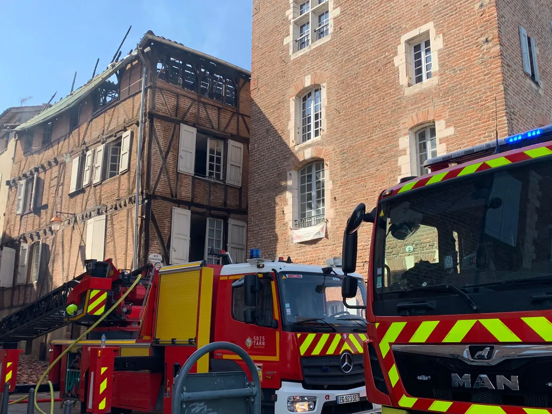 Incendie Albi