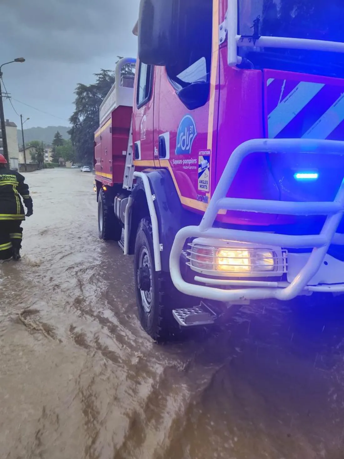 Intervention des pompiers de Haute-Garonne