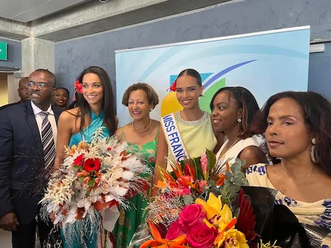 Miss France 2023 rayonnante pour son retour en Guadeloupe... 