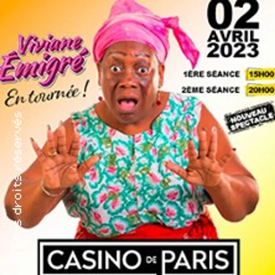 EVENEMENT TROPIQUES FM : VIVIANE EMIGRé AU CASINO DE PARIS ! 