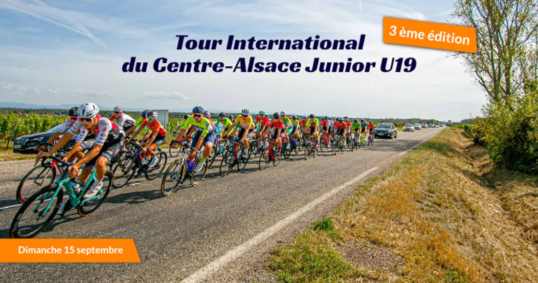 Cyclisme : 3ème édition du Tour International du Centre-Alsace Junior - U19