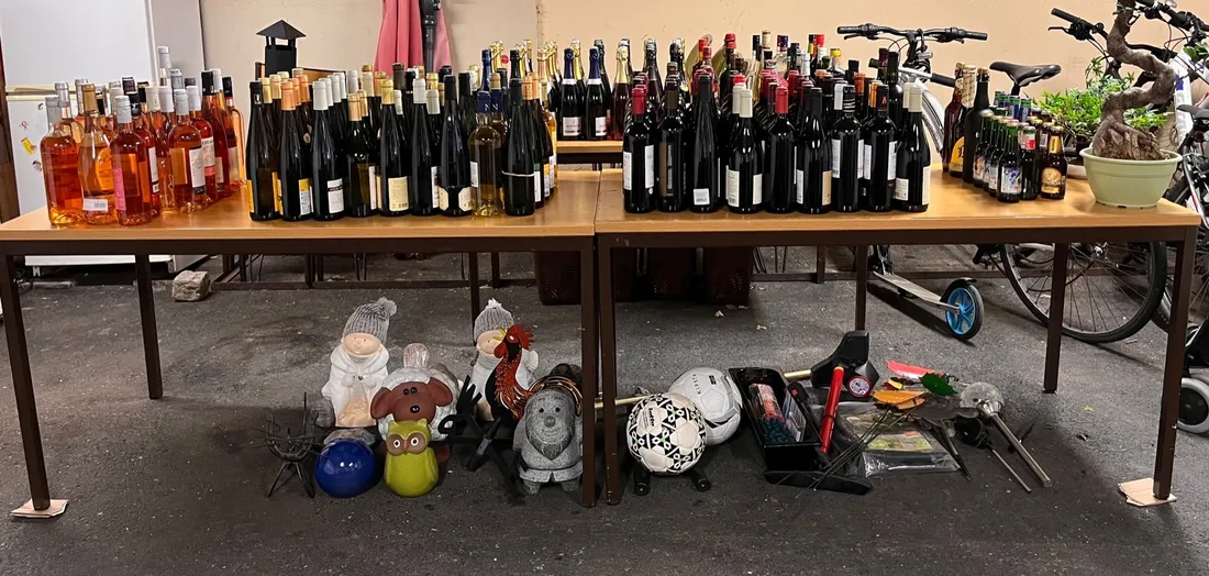 Des bouteilles, outils, ballons et nains de jardin ont été dérobés dans le secteur d'Erstein