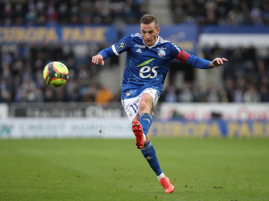 Dimitri Liénard a joué son dernier match avec le Racing à la Meinau le 27 mai