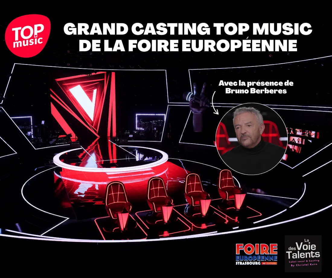 Grand casting Top Music de la Foire Européenne
