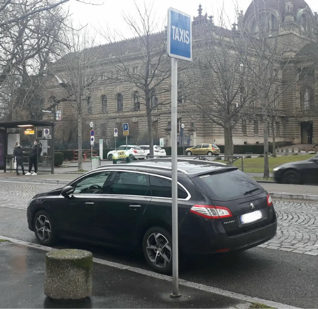 Les taxis de Strasbourg souffrent du télétravail.