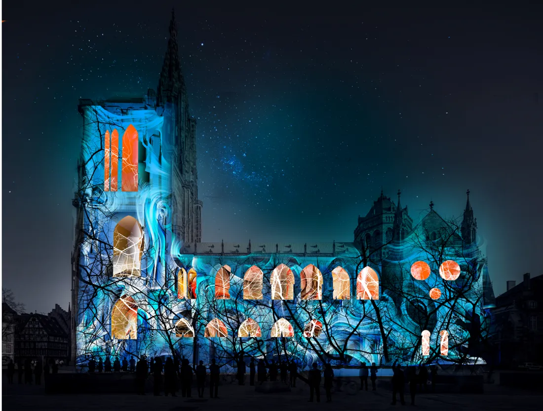 Cette année, le Grand Spectacle de l'été autour de la cathédrale innove avec un spectacle vivant.
