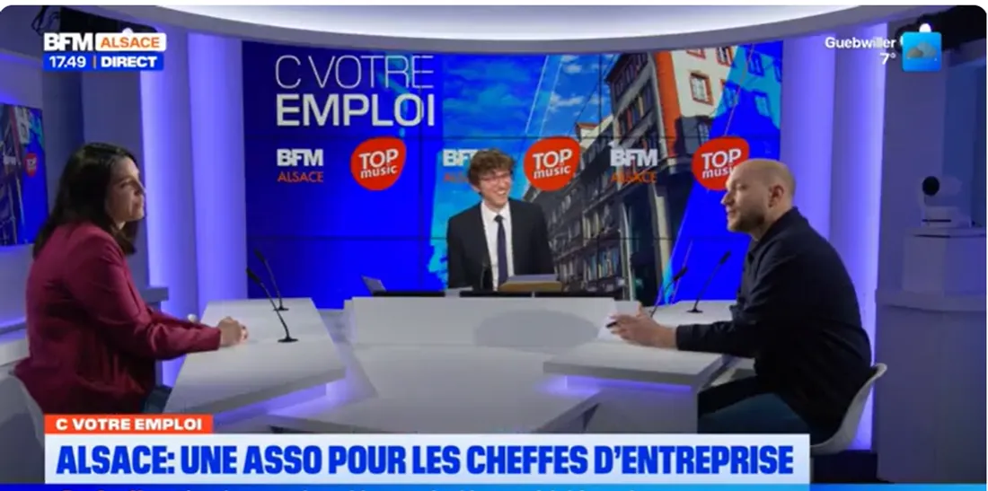Magalie Pugens de Femmes des Territoires était l'invitée de "C Votre Emploi" sur BFM Alsace