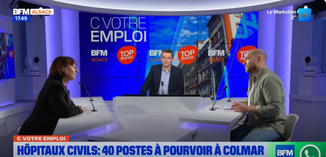 Corinne Troesch, Coordinatrice Générale des Hôpitaux Civils de Colmar sur BFM Alsace