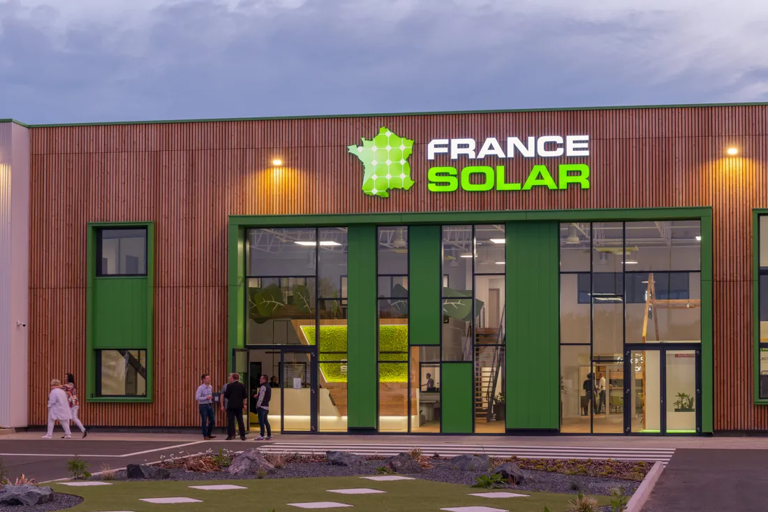 Les nouveaux locaux de France Solar à Brumath