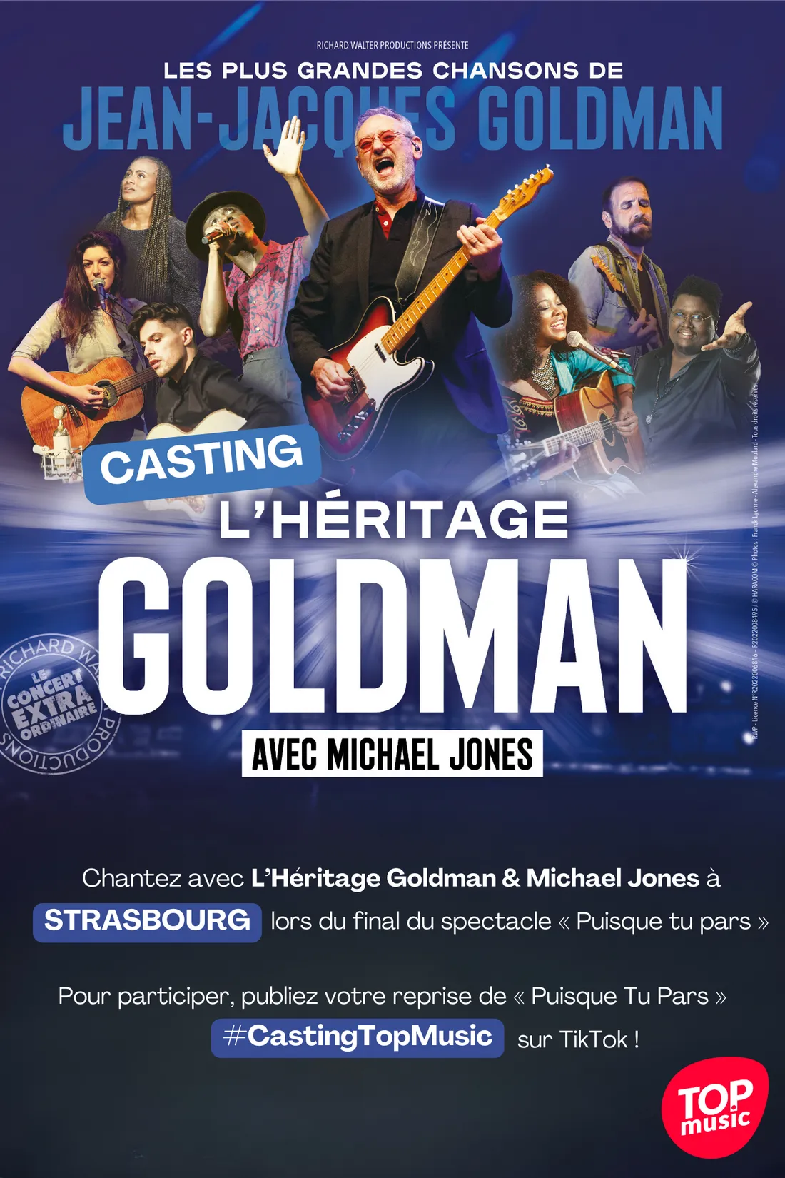 "L'Héritage Goldman" en Alsace avec Top Music