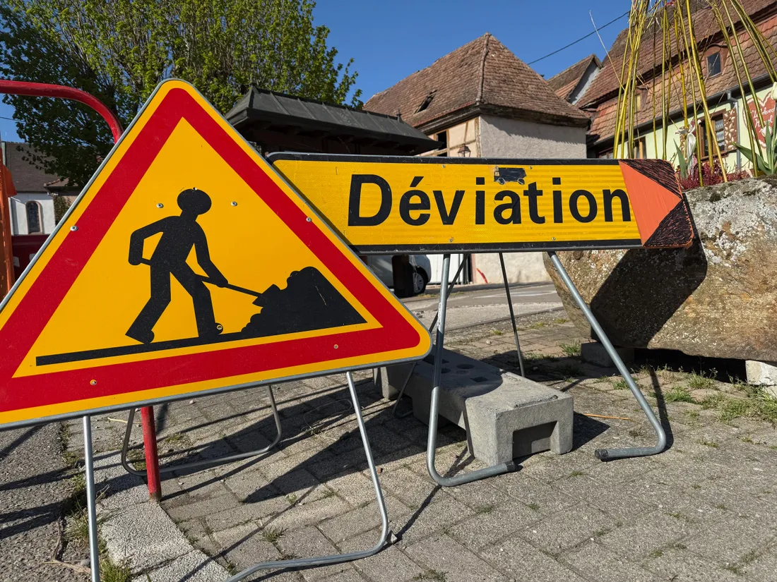 Une déviation sera mise-en-place par Ribeauvillé