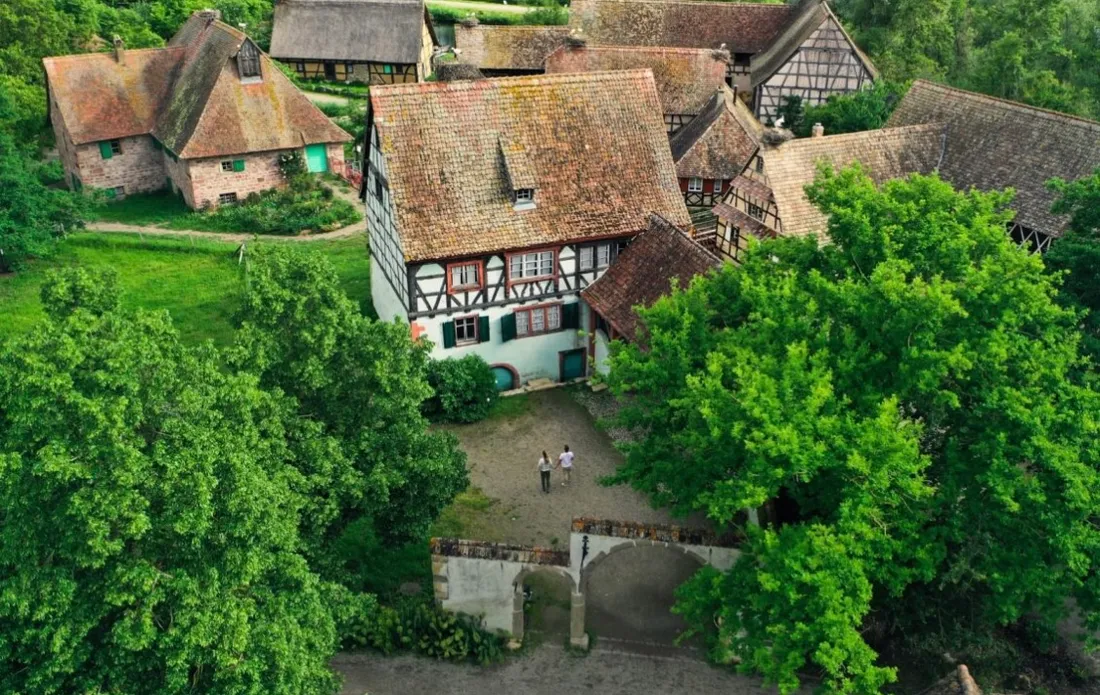 La maison du vigneron de Wettolsheim à l'Ecomusée d'Alsace