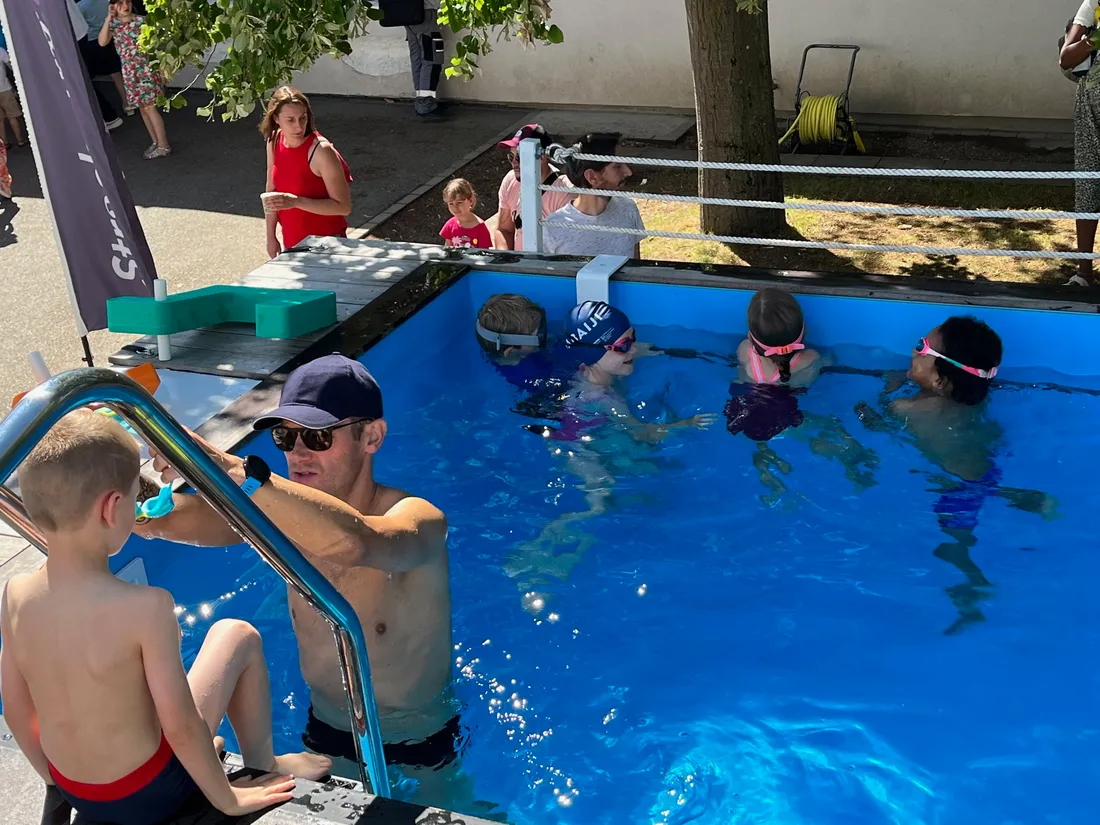 La piscine mobile Carava'nage vous propose des activités nautiques à Vendenheim