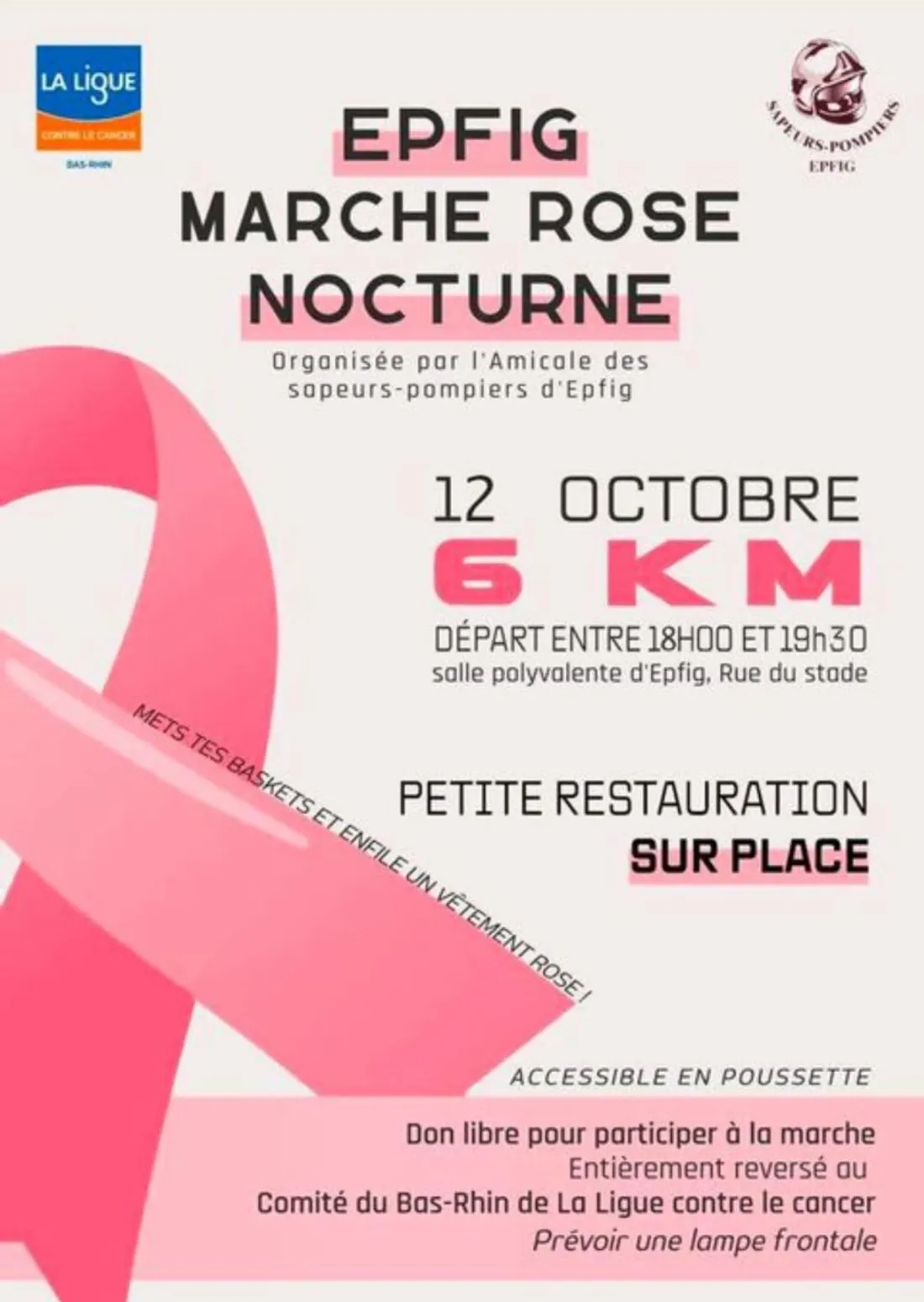 Marche Rose Nocturne d'Epfig