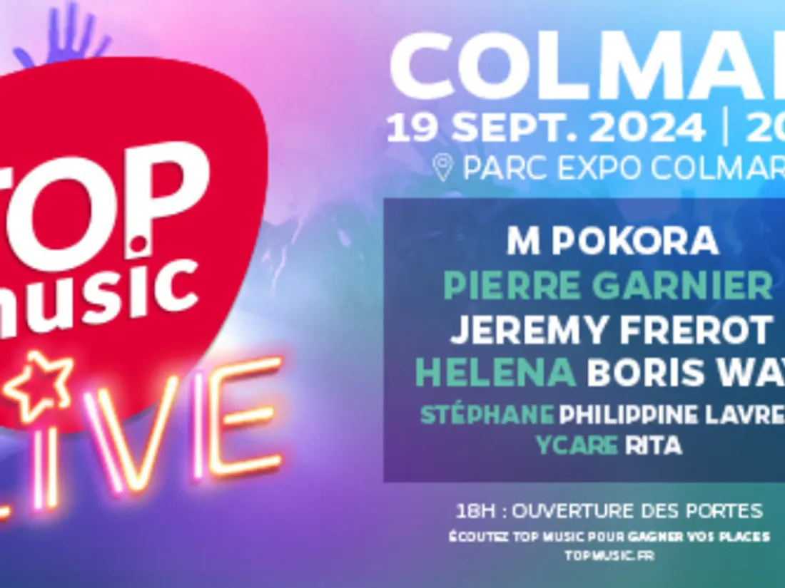 Le prochain Top Music Live aura lieu le 19 septembre 2024 à Colmar