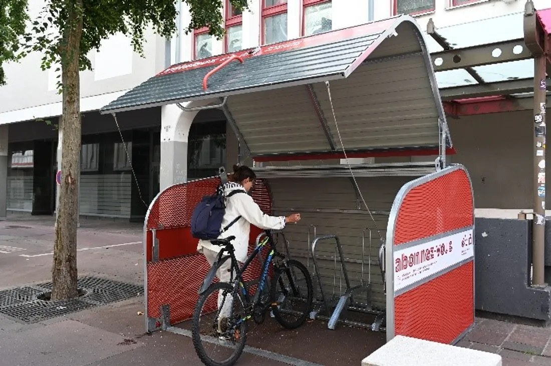 Une fois le Vélobox refermé votre vélo est en sécurité