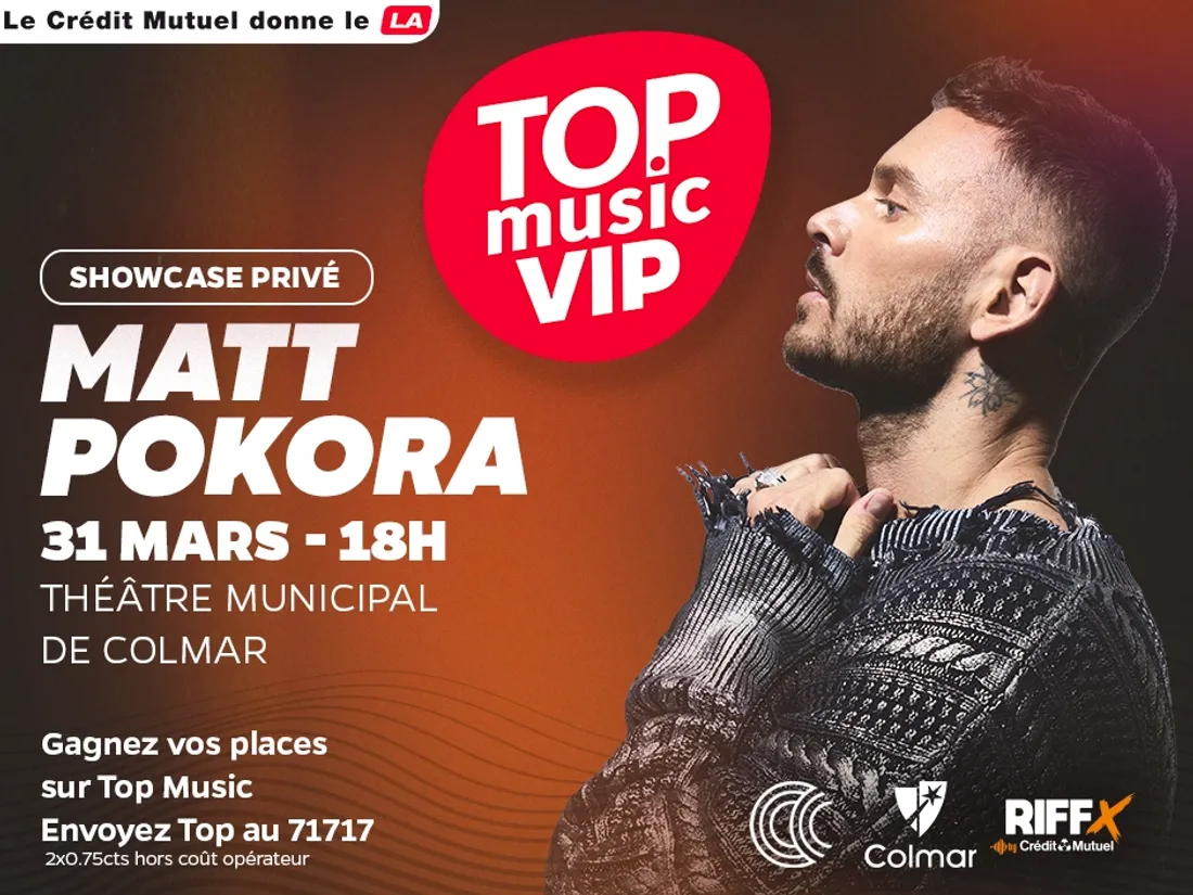 Le Top Music VIP avec Matt Pokora