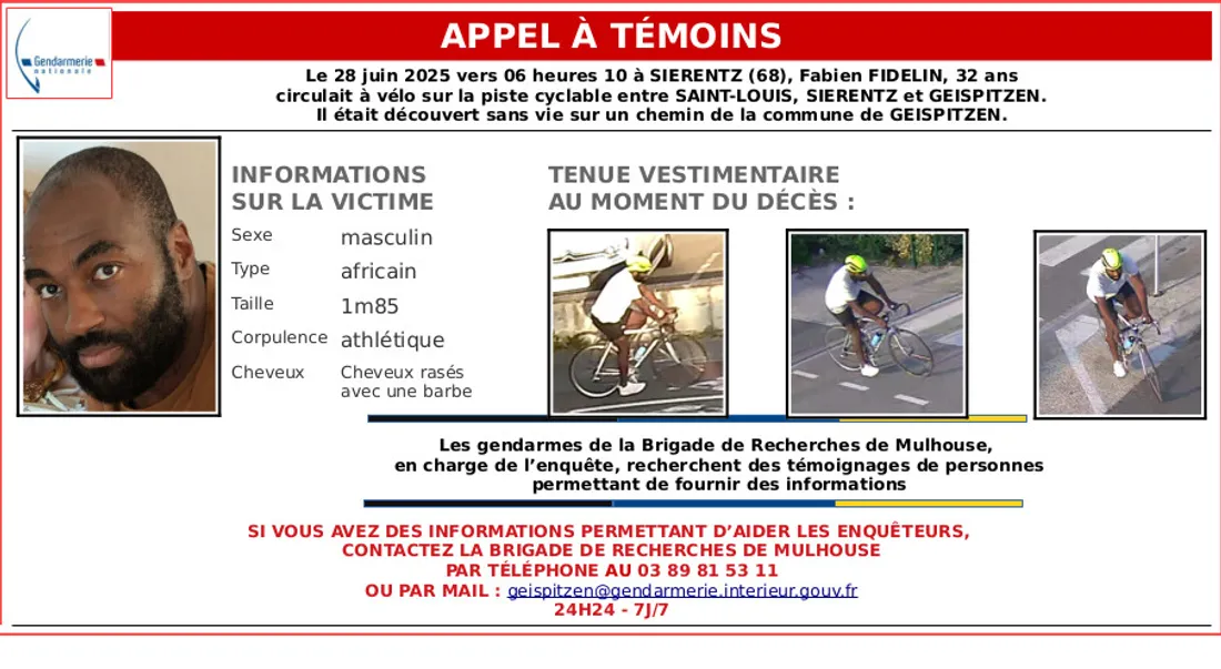 Appel à témoins
