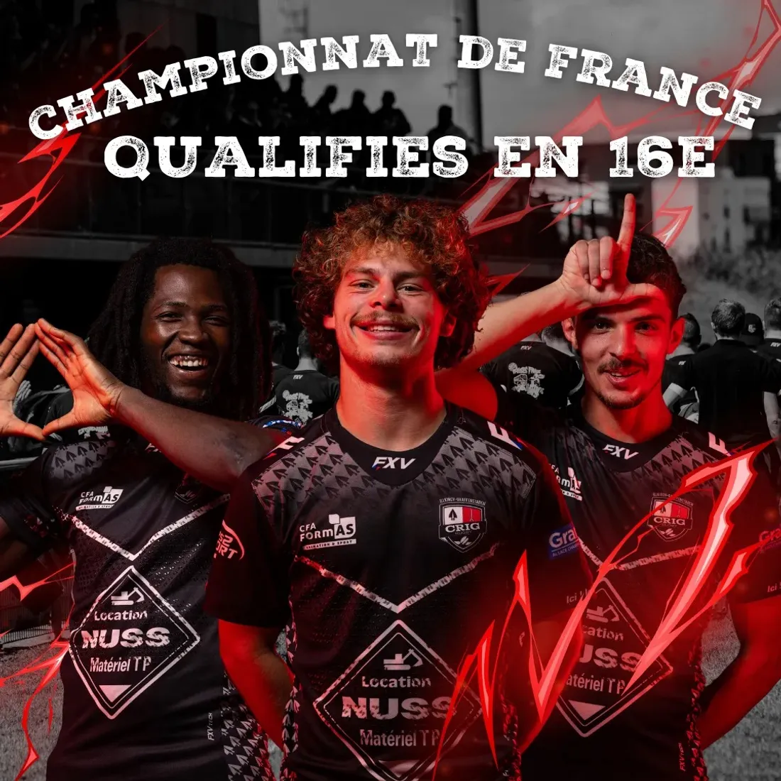 CRIG RUGBY : 16ème de Finale du Champiopnnat de Fédéral 3