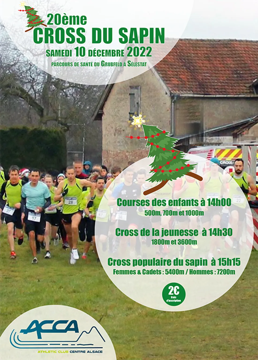 cross sapin noel sélestat 2022