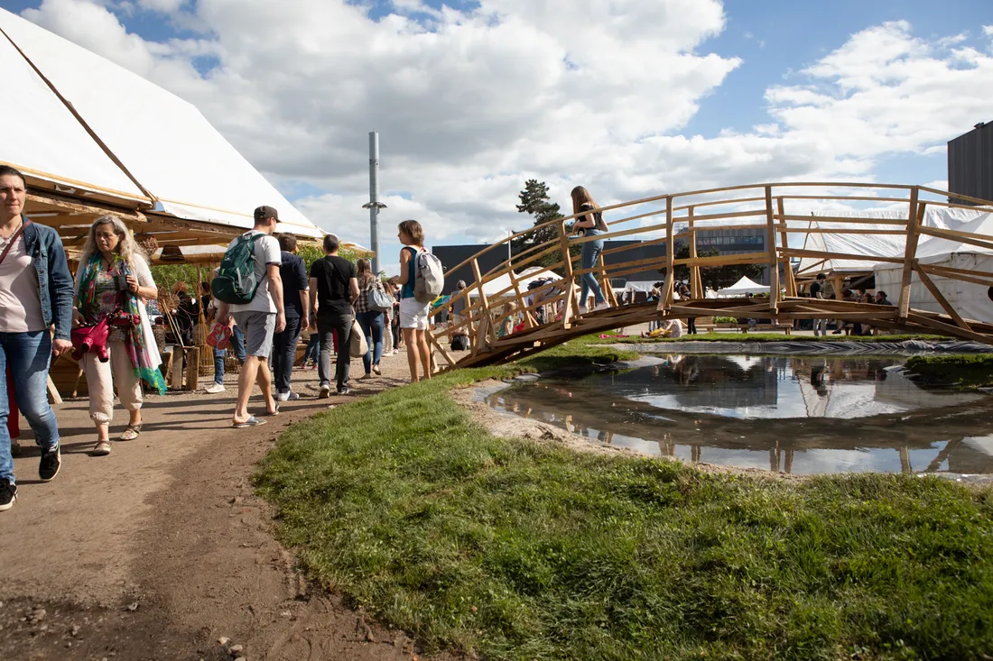 Le parc expo de Colmar est entièrement transformé pendant la Foire Ecobio d'Alsace