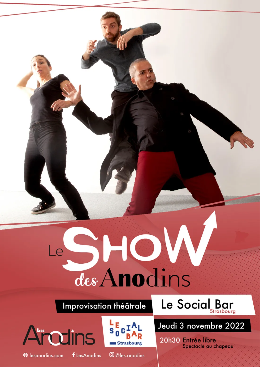 Le Show des Anodins au Social Bar de Strasbourg