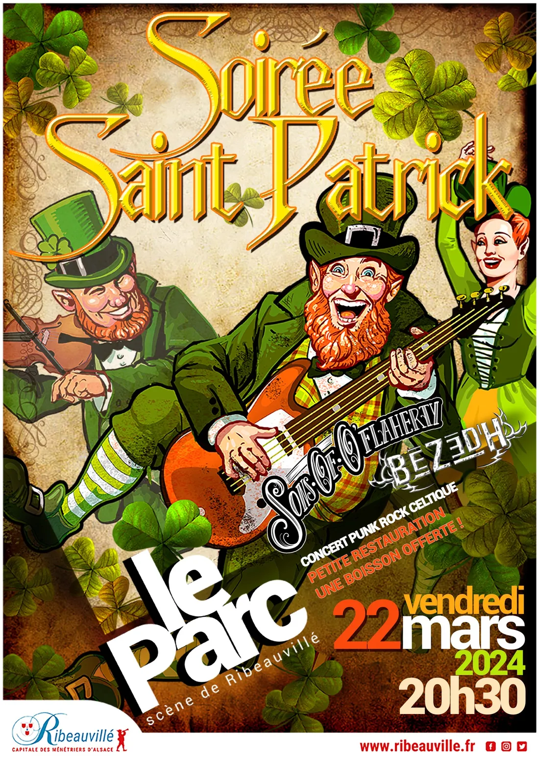 Saint PAtrick Le parc Ribeauvillé