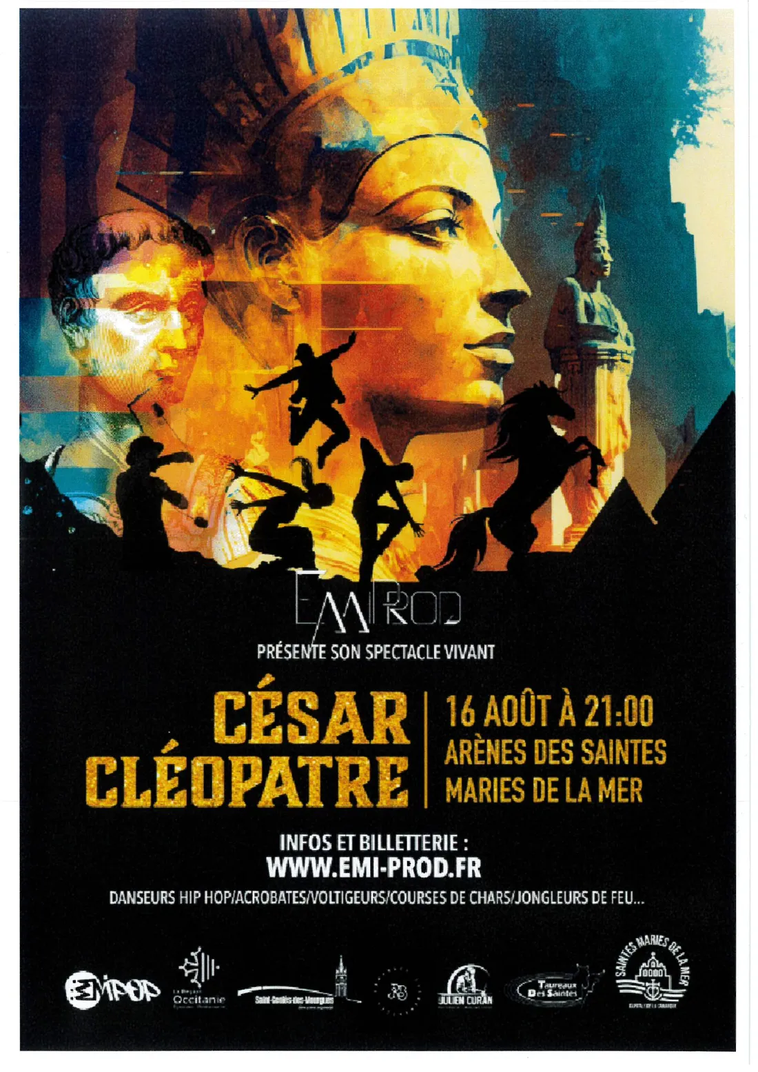 César & Cléopatre dans les Arènes du Sud !