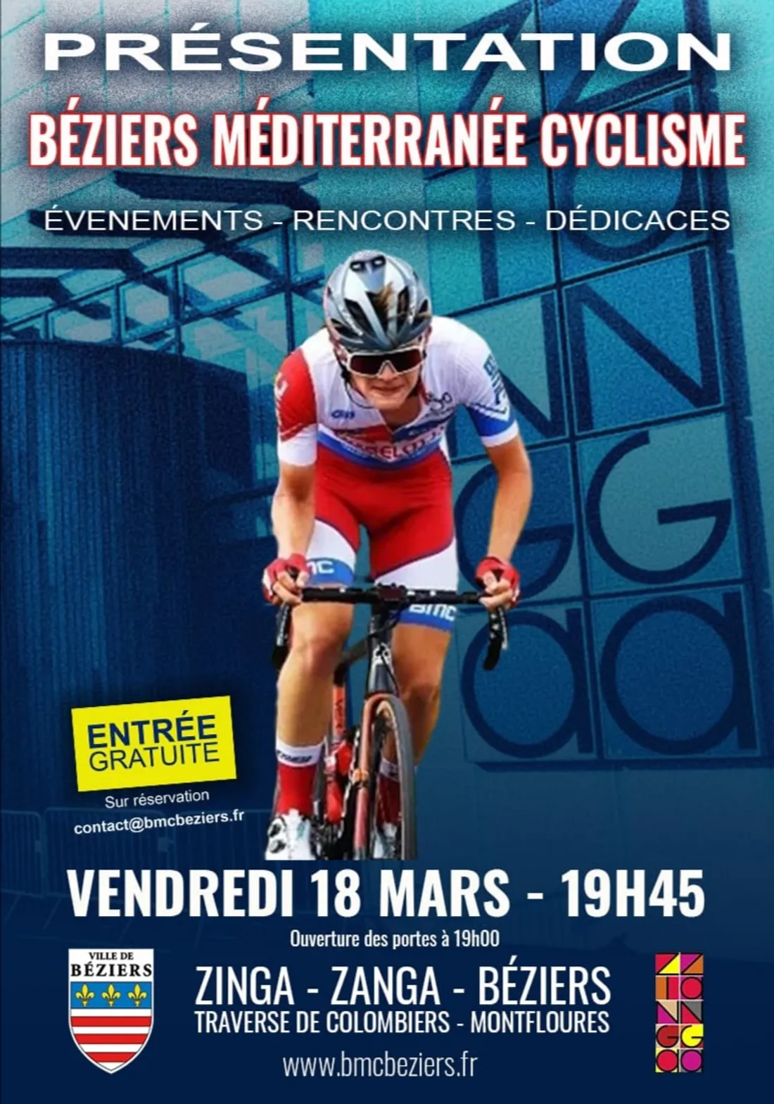 Présentation du BMC Béziers - Zinga/Zanga