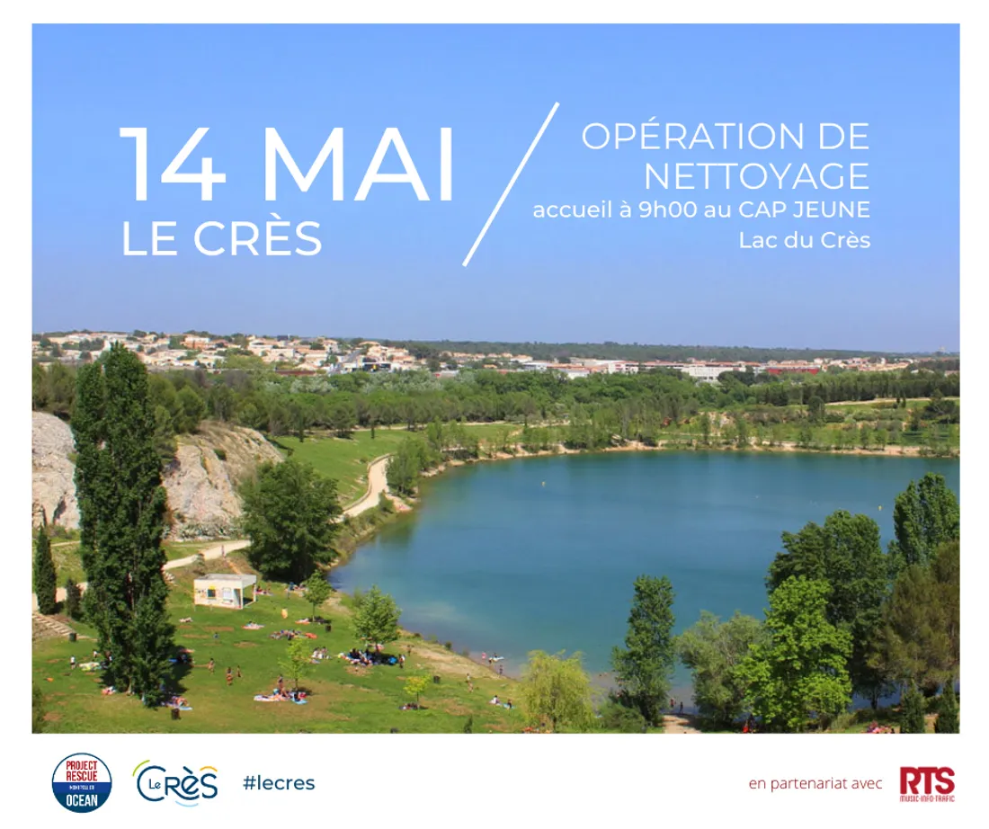 Opération éco-citoyenne avec Project Rescue Océan au Crès le 14 mai !