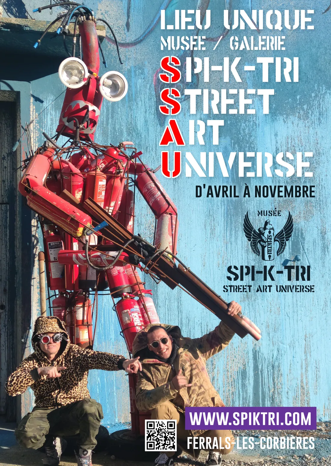 La rentrée au musée Spiktri Street Art Universe 