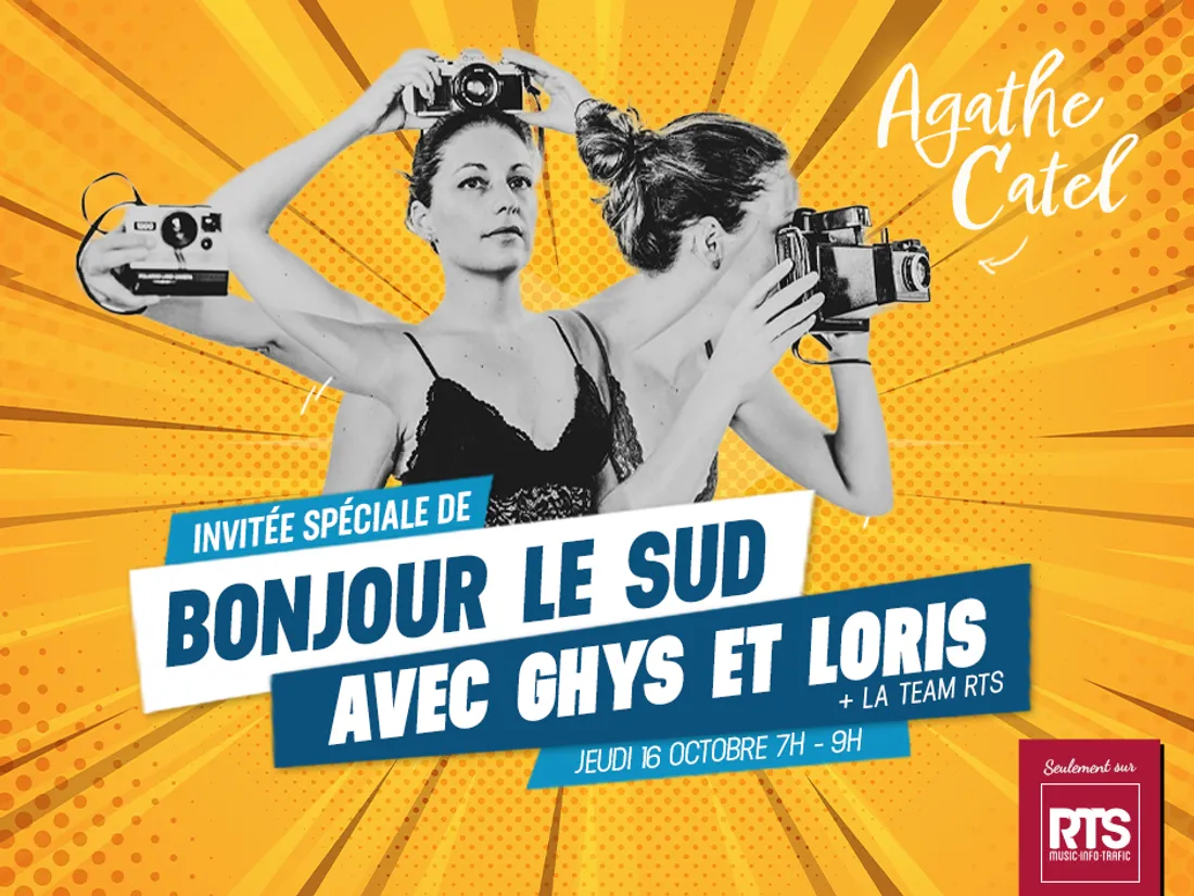 Agathe Catel dans la matinale “Bonjour le Sud” avec Ghys et Loris !