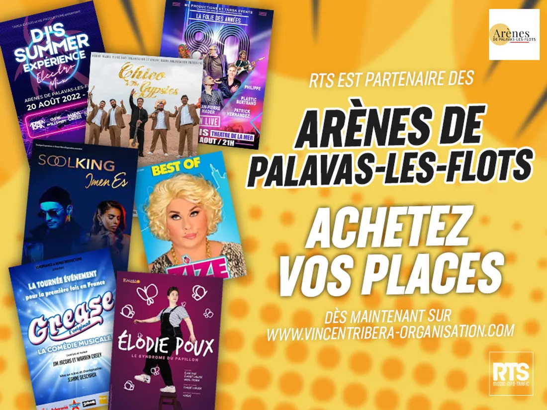RTS est partenaire des plus grands spectacles de l’été dans les Arènes de Palavas les Flots