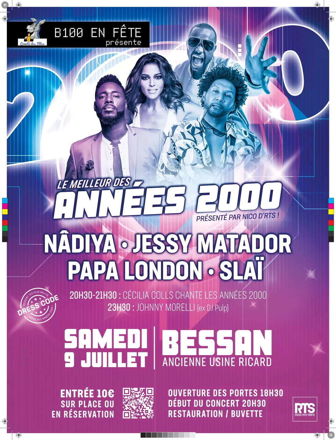 B100 en fête, le meilleur des années 2000