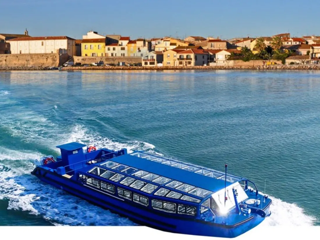 Le bateau-bus qui fera la liaison entre Sète et Mèze