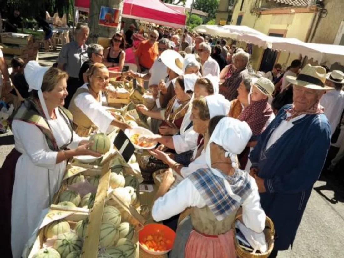 fête du melon Pernes les fontaines