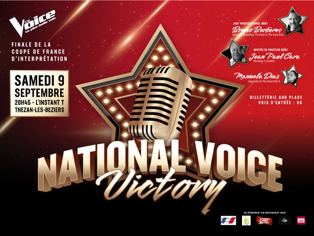 La 9ème édition de la coupe de France d’Interprétation : le National Voice Victory !