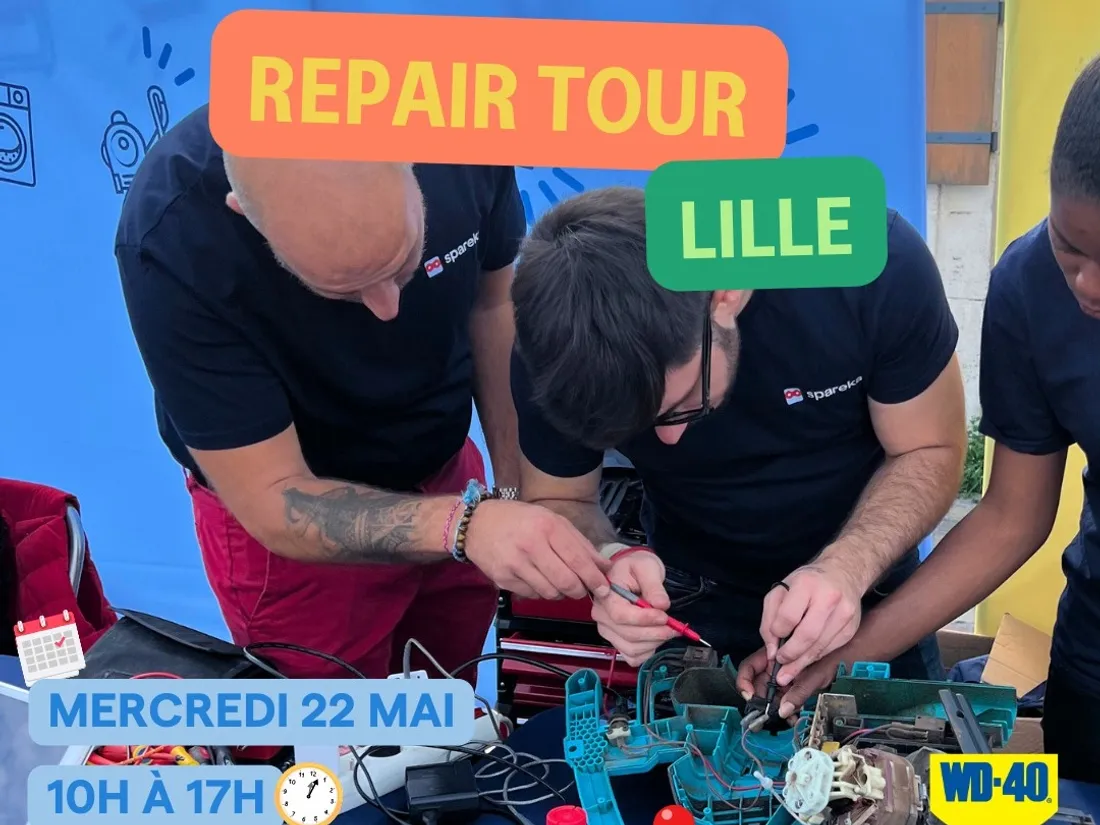 Le Repair Tour de France de passage à Lille ce mercredi