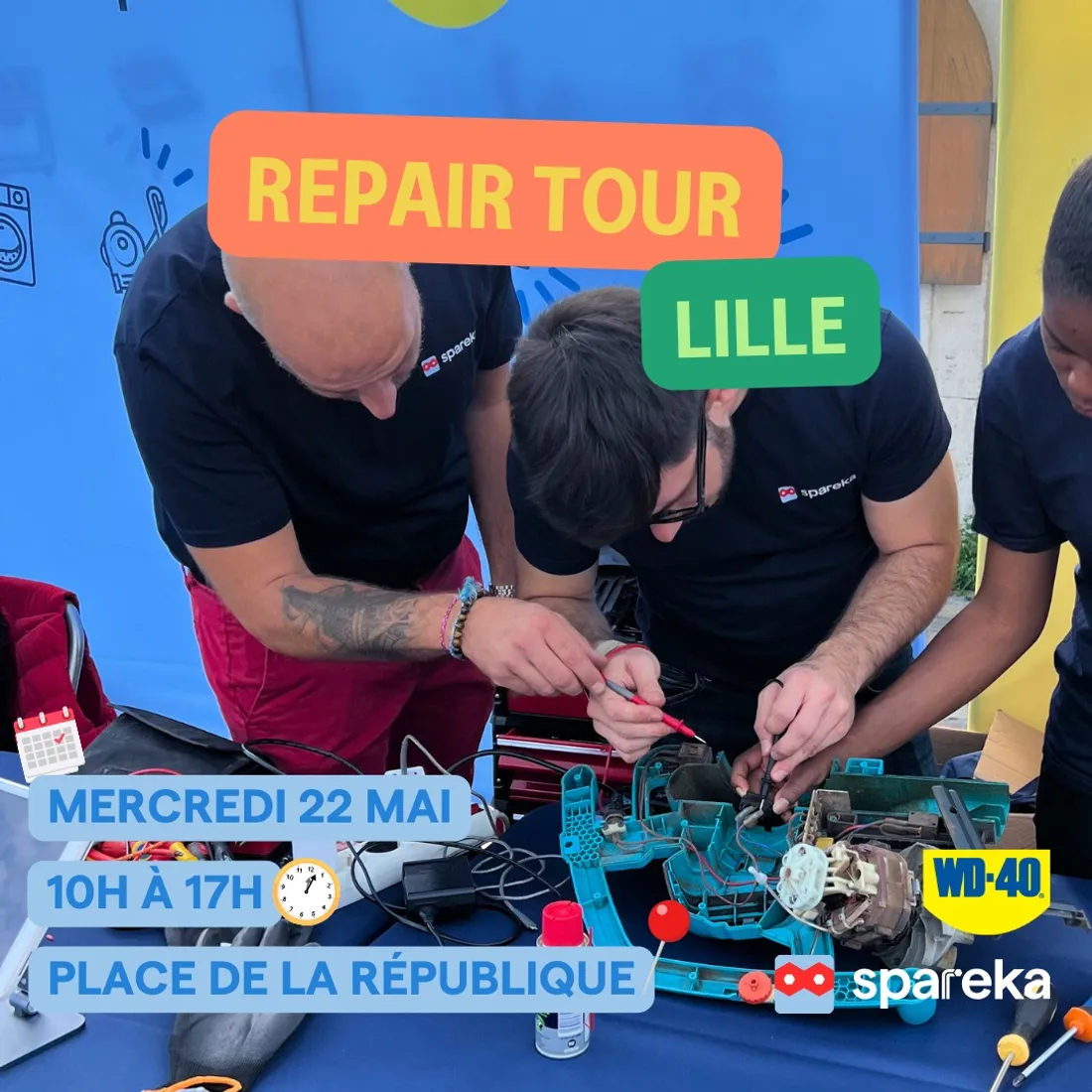 Le Repair Tour de France de passage à Lille ce mercredi