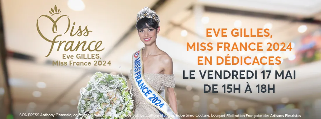 Miss France 2024 sera en dédicaces à Aushopping Faches et Englos