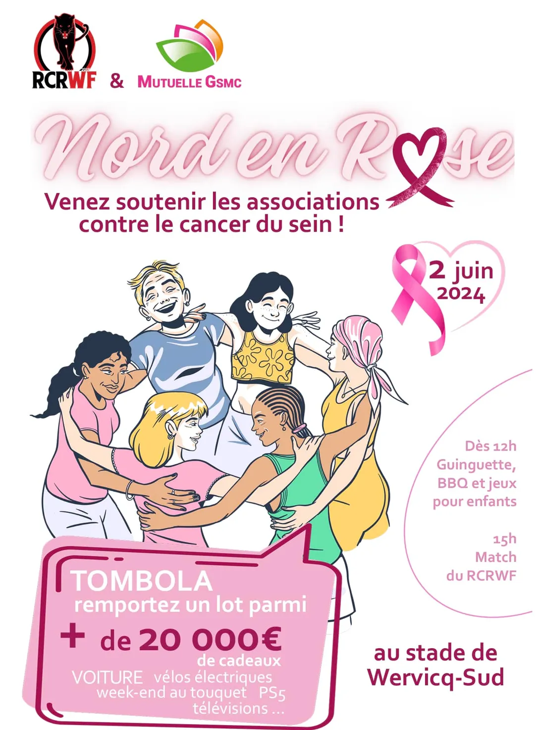 L'événement solidaire Nord en Rose revient pour une 4ème édition