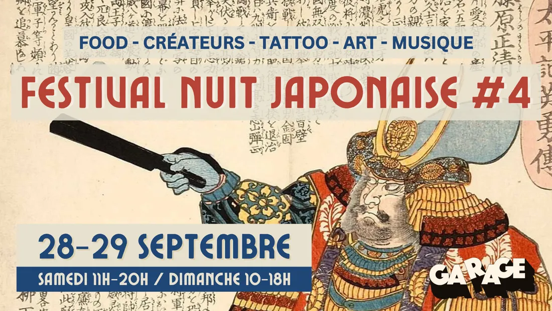 Le festival Nuit Japonaise revient au Garage à Lille