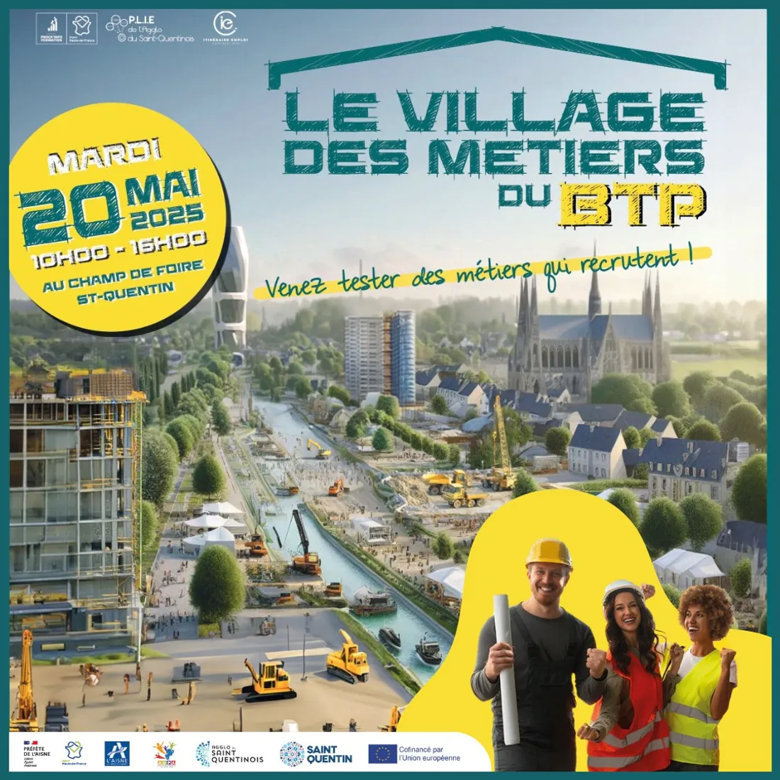 Un Village des métiers du BTP à Saint-Quentin