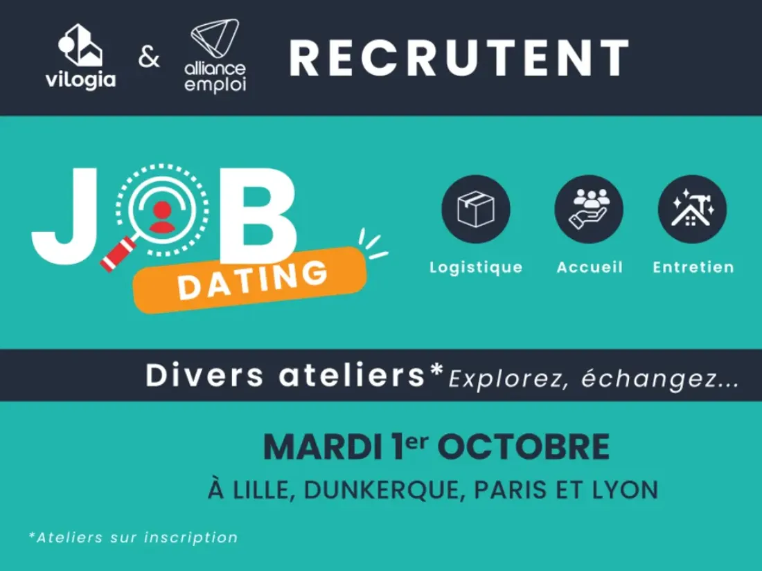 Job dating chez Vilogia et Alliance Emploi